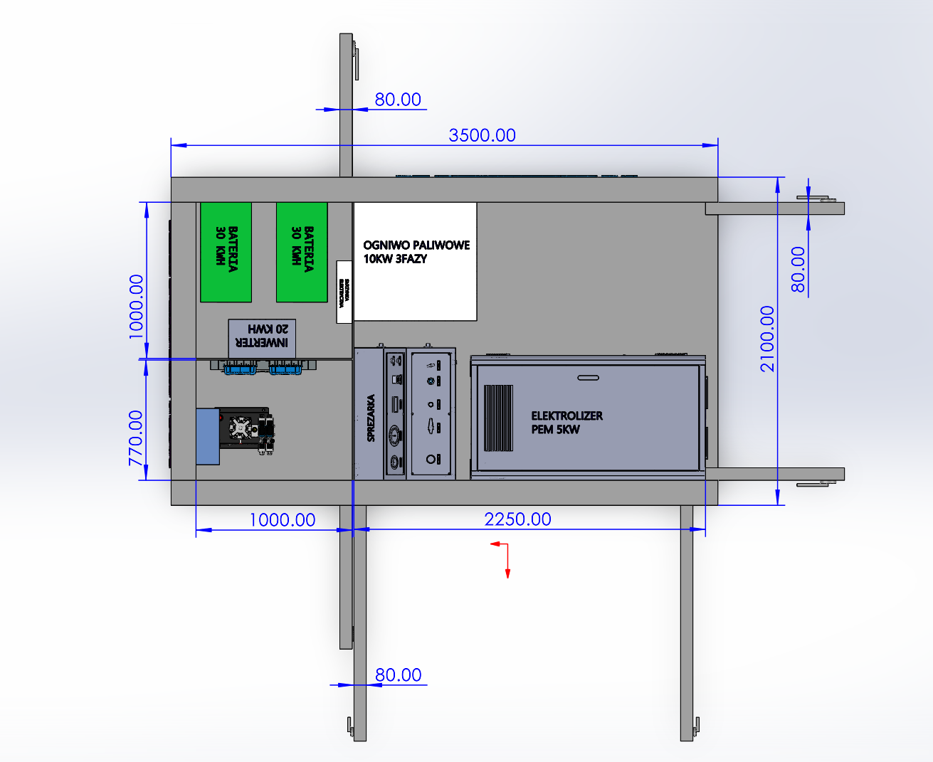 H2ALLINONE® - Self-charging, hydrogen-powered, mobile hybrid power plants